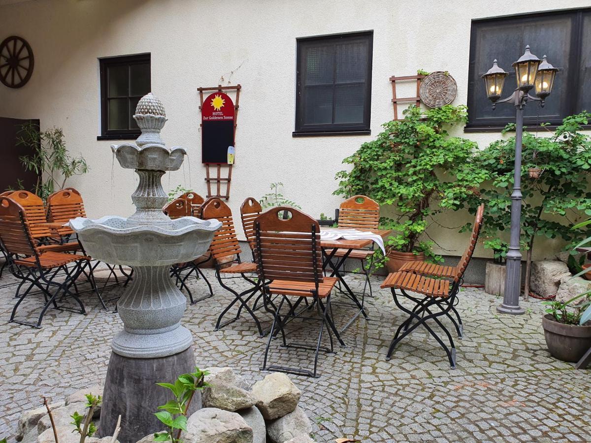 Hotel Zur Goldenen Sonne Quedlinburg Ngoại thất bức ảnh